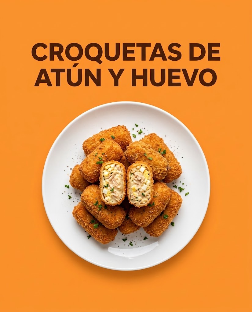 Croquetas rápidas de atún y huevo
